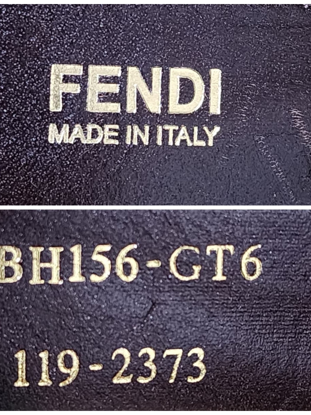 Fendi Leopard Print Canvas Shoulder Bag Brown/Black - Picture 4 of 14